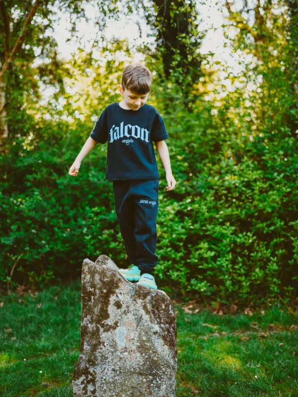 Falcon Angels Limited Edition oversized Kids Black TROUSERS